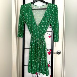Old Navy Polka Dot Wrap Dress